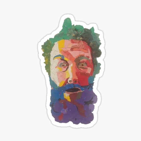 Ugly Face Stickers Redbubble - ugly face decal roblox