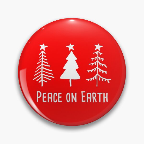 Item preview, Peace on Earth Three Rustic Trees with Stars for simple Christmas, Holidays, Winter designed and sold by Rabbitti.