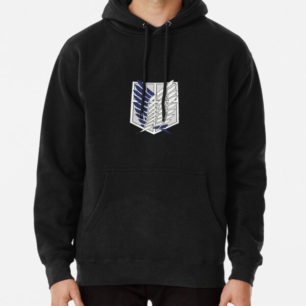 MEJOR PARA COMPRAR - Ataque al Escudo del Regimiento de Exploradores Titán Sudadera con capucha