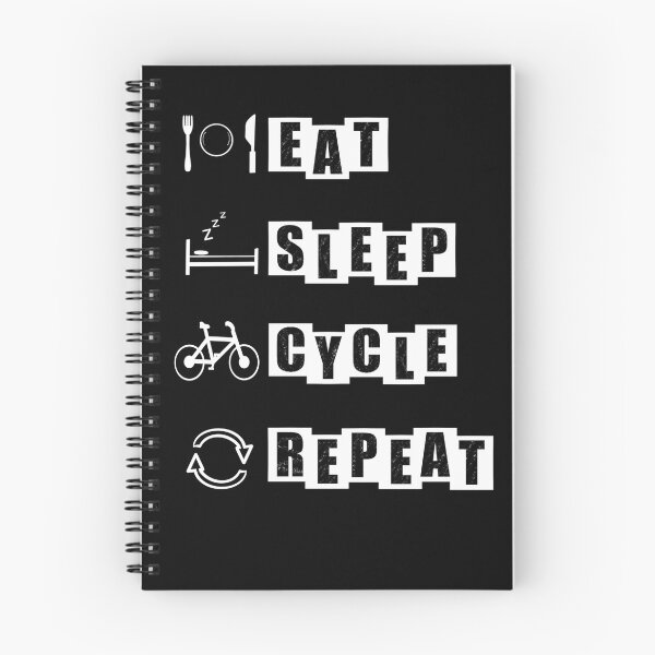 Item preview, Comer, dormir, montar en bicicleta, repetir- negro designed and sold by BusyMonkeys.