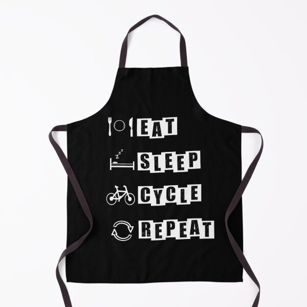 Item preview, Eat, Sleep, Cycle, Repeat- black designed and sold by BusyMonkeys.