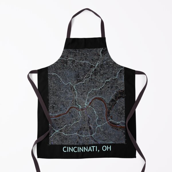 Item preview, Cincinnati, OH Quad Topographical Map Dark designed and sold by PGHPhotoCo.