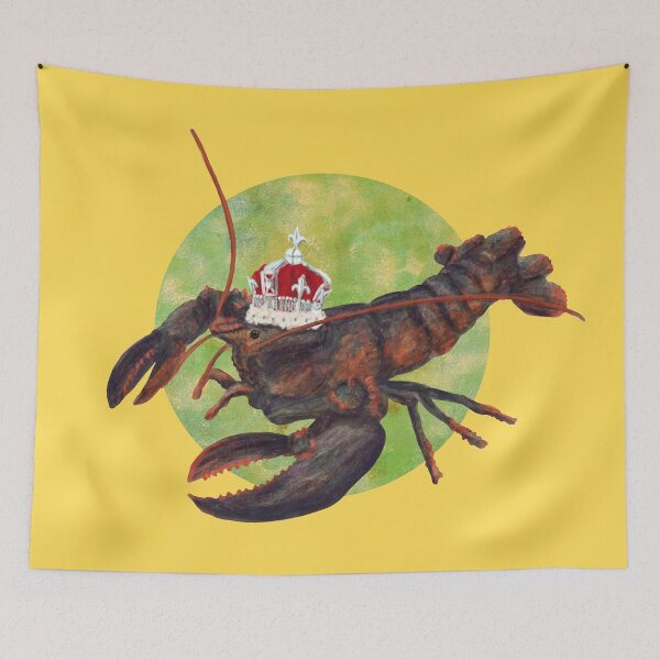 Item preview, Lobster Monarch in Yellow designed and sold by CharlieCreature.