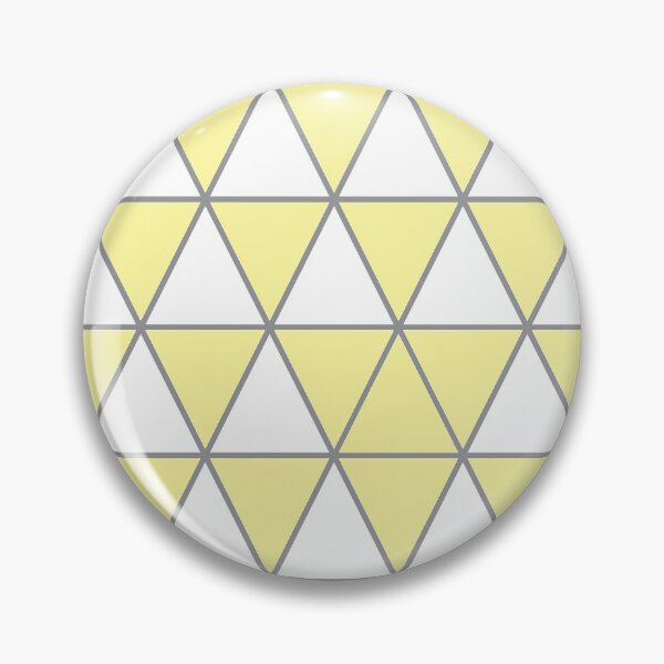 Item preview, White, pastel yellow,  and gray geometric triangle pattern designed and sold by BaronessDesign.