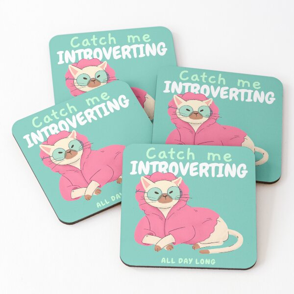 Item preview, Introverting Cat Pink Fleece designed and sold by LAST WEEK'S STOLEN AESTHETICS.