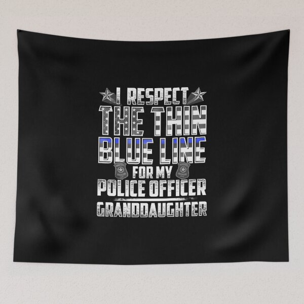 Item preview, Granddaughter Police Officer Thin Blue Line designed and sold by wheedesign.