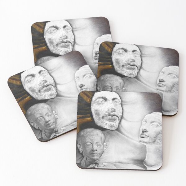 Akhenaten, Nefertiti and Amarna Princess Coasters (Set of 4)