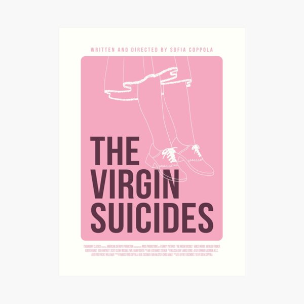 The Virgin Suicides film poster Art Print
