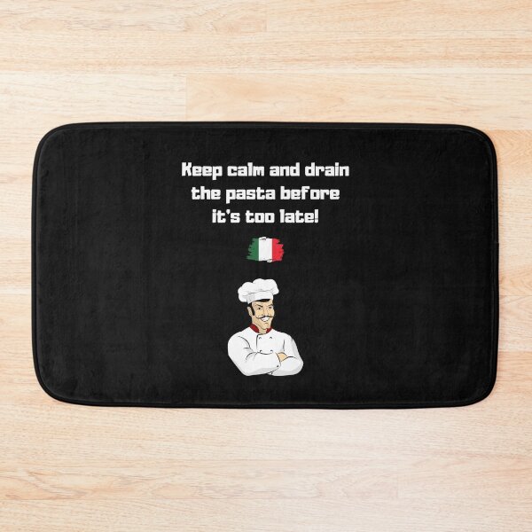 Item preview, Keep calm and drain the pasta before it's too late! designed and sold by dolcevitateam.