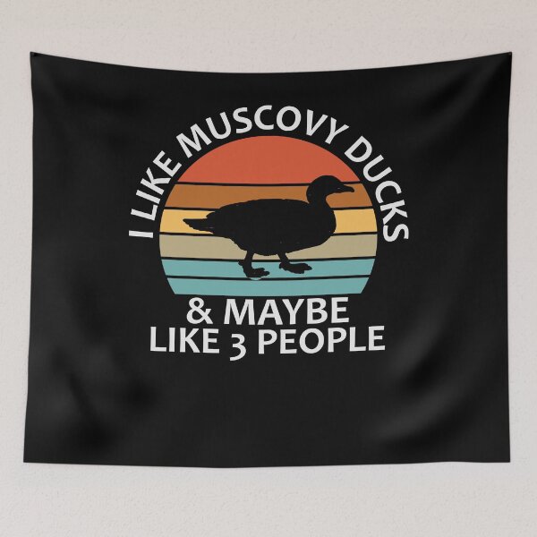 Item preview, Cute Muscovy Duck Lovers Gifts - I Like Muscovy Ducks & Maybe Like 3 People designed and sold by abcxyzsma.