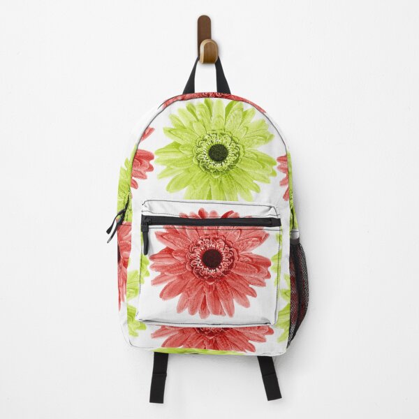 Item preview, Lime Green And Red Flower Pattern designed and sold by Mary Riley.