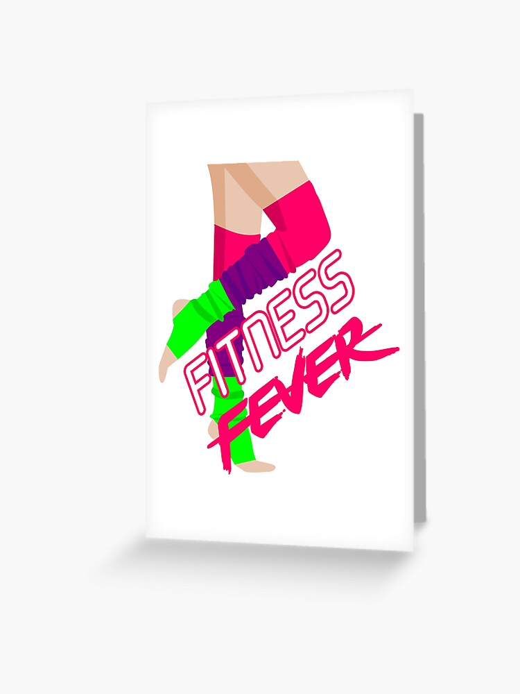 80's Fitness Fever  Greeting Card for Sale by TreacleMustard