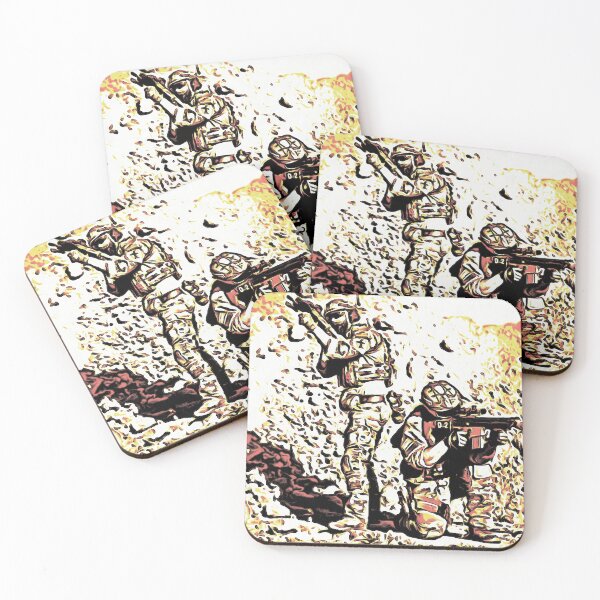 Item preview, The Marines -Kill the Enemy Desert Sun designed and sold by Gaurav Garg.