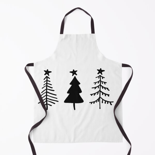 Item preview, Three Rustic Trees with Stars for simple Christmas, Holidays, Winter designed and sold by Rabbitti.