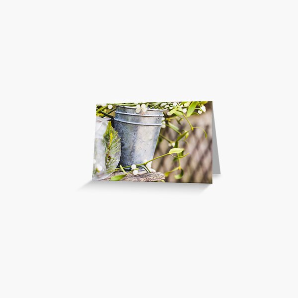 Médaillon de Glace avec Gui 2. Carte de vœux