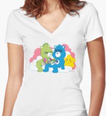 Care Bears Ink Women's Fitted V-Neck T-Shirt