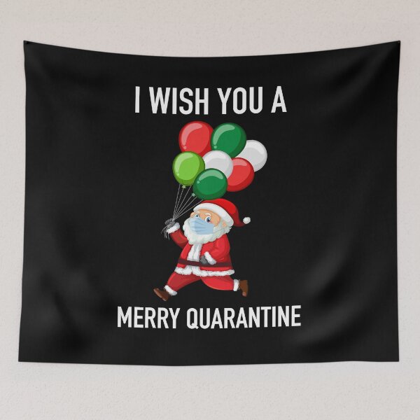 Item preview, Santa wish you a Merry Quarantine Christmas 2020 designed and sold by Linery Brand.