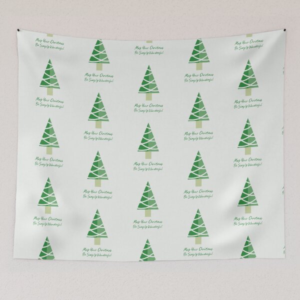 Item preview, May Your Christmas Be Simply Wonderful designed and sold by ittybittyowl.