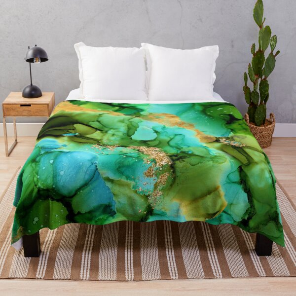 Item preview, Abstract Alcohol Ink Underwater Landscape designed and sold by MysticMarble.