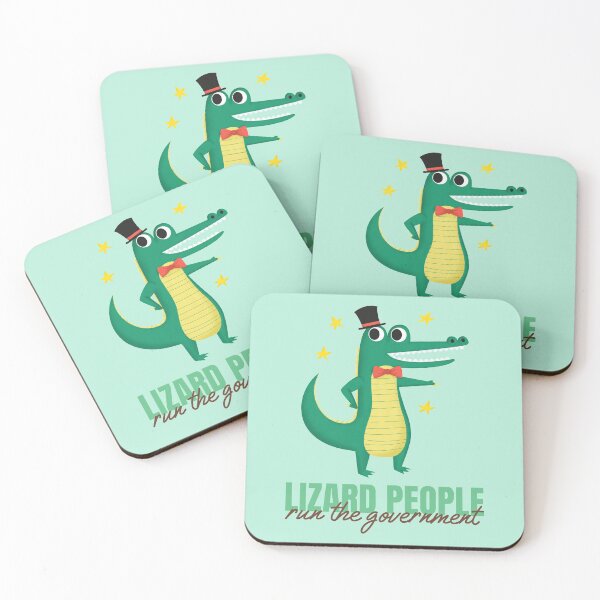 Item preview, Lizard people run the government designed and sold by LAST WEEK'S STOLEN AESTHETICS.