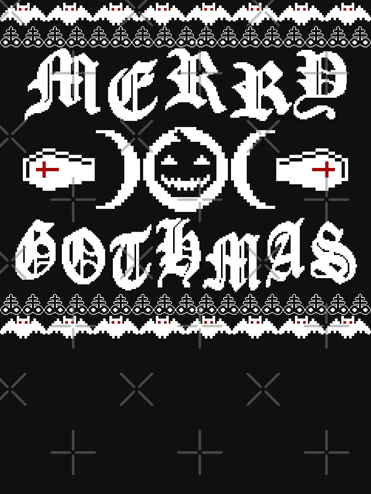 Merry Gothmas - Pixelated Goth Christmas by RabbitLair