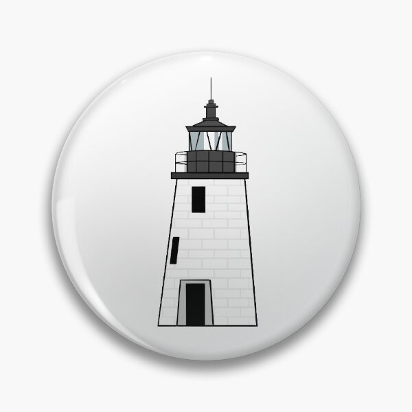 Item preview, Newport Harbor Lighthouse, Goat Island designed and sold by laurenrdesign.