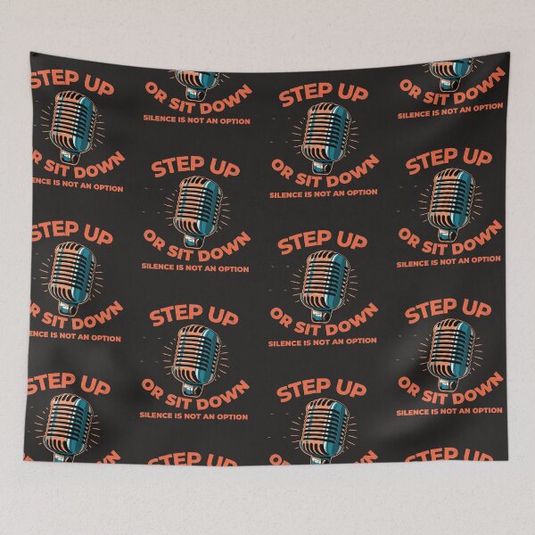Item preview, STEP UP OUR SIT DOWN SILENCE IS NOT AN OPTION designed and sold by jreiter57.