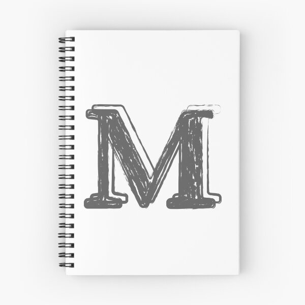 Item preview, Grey Letter M Sticker designed and sold by TyronMorgan.