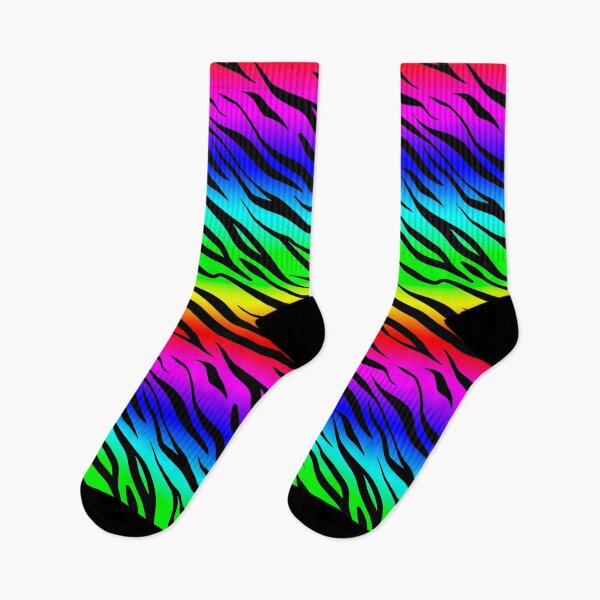 Item preview, Rainbow zebra pattern designed and sold by kalkamonias.