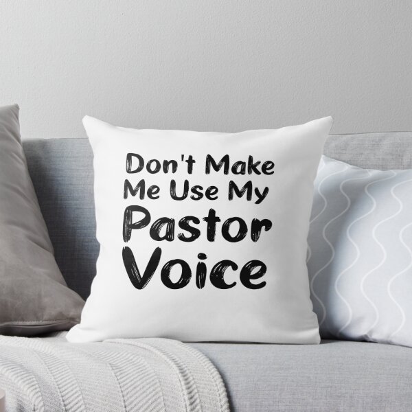 Item preview, Don't make me use my pastor voice Essential T-Shirt designed and sold by biigshow.
