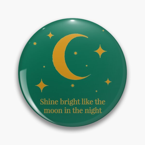 Item preview, Shine Bright Like The Moon designed and sold by SparkPrintsandDesigns.