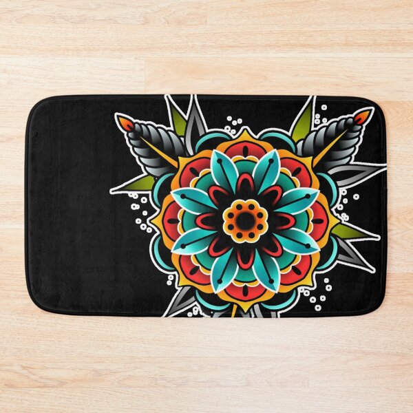 Item preview, Traditional Flower Tattoo designed and sold by Jahaziel Sandoval.