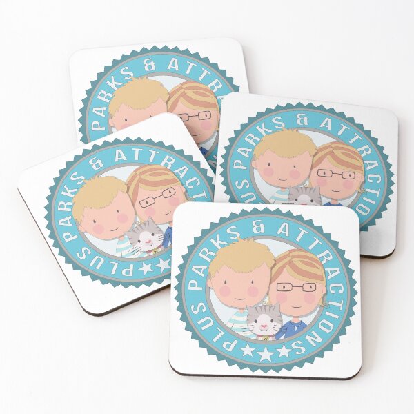 Item preview, Plus Parks and Attractions Theme Park Fans designed and sold by LouiseFranksArt.