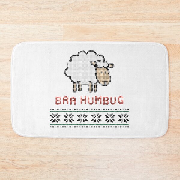 Item preview, Baa Humbug - Christmas Ugly Sweater Style designed and sold by SpoofTShirts.