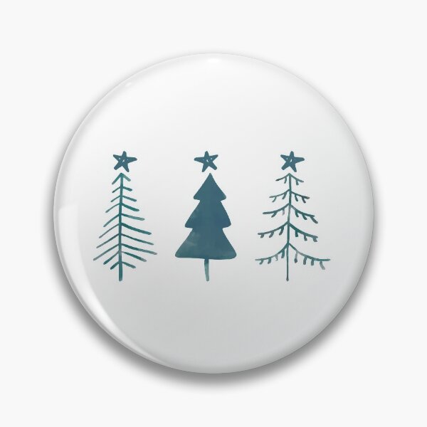 Item preview, Three Rustic Trees with Stars for simple Christmas, Holidays, Winter designed and sold by Rabbitti.