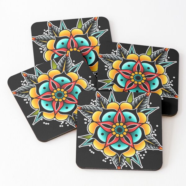 Item preview, Traditional Flower Tattoo designed and sold by Jahaziel Sandoval.