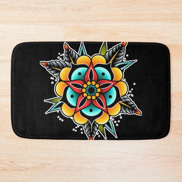 Item preview, Traditional Flower Tattoo designed and sold by Jahaziel Sandoval.