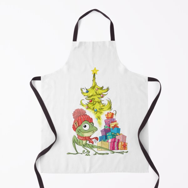 Item preview, Funny Frog With Christmas Presents designed and sold by Balazs Borzon.