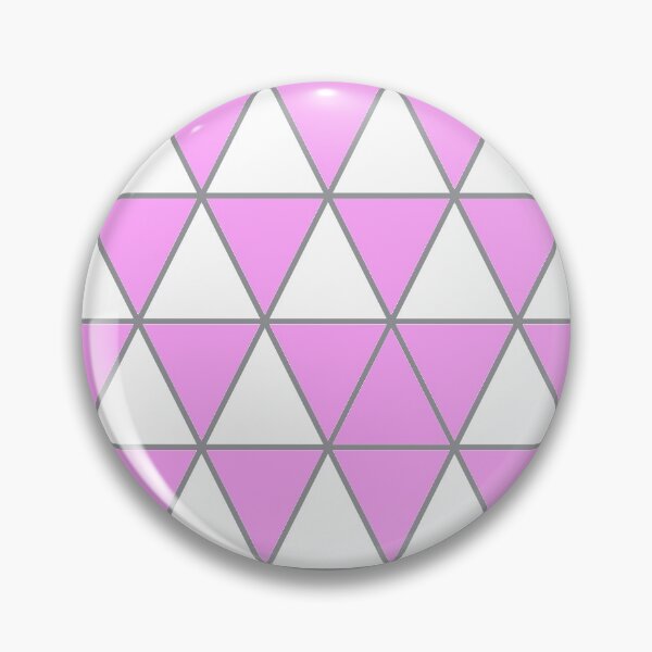 Item preview, White, pastel pink,  and gray geometric triangle pattern designed and sold by BaronessDesign.
