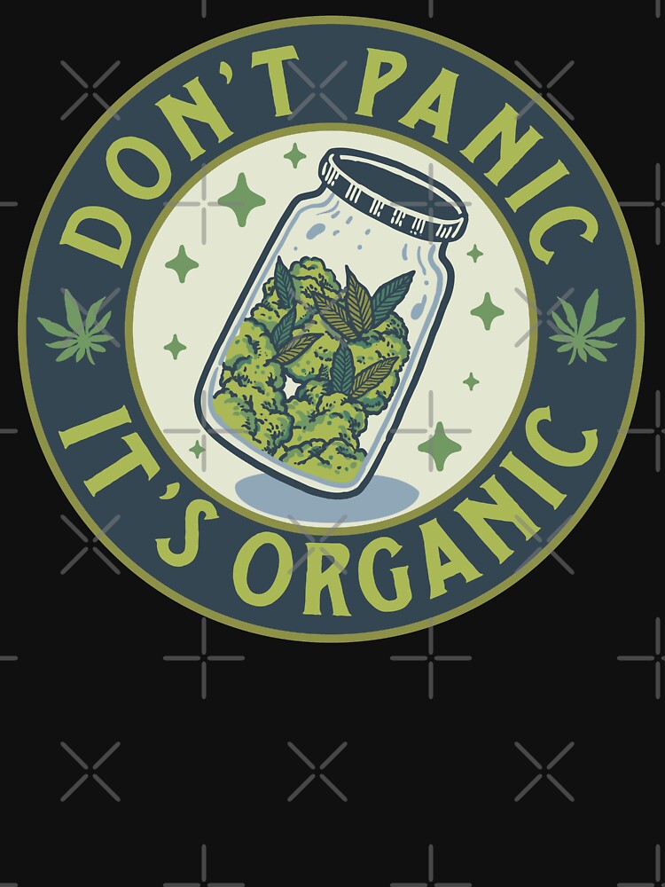 "Don't Panic, It's Organic" T-shirt by ozumdesigns | Redbubble