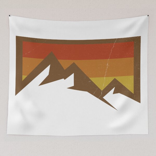 Item preview, retro autumn mountain designed and sold by pholange.