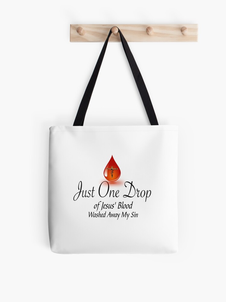 Jesus Washed Away My Sin Tote Bag Jesus Washed Away My Sin Tote Bag