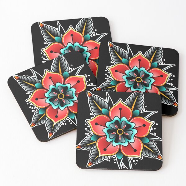 Item preview, Traditional Flower Tattoo designed and sold by Jahaziel Sandoval.