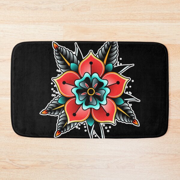 Item preview, Traditional Flower Tattoo designed and sold by Jahaziel Sandoval.