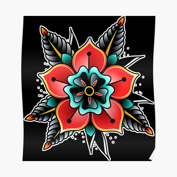 Details more than 74 neo traditional flower tattoo  thtantai2