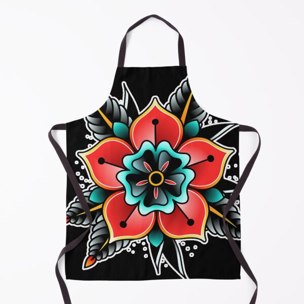 Item preview, Traditional Flower Tattoo designed and sold by Jahaziel Sandoval.