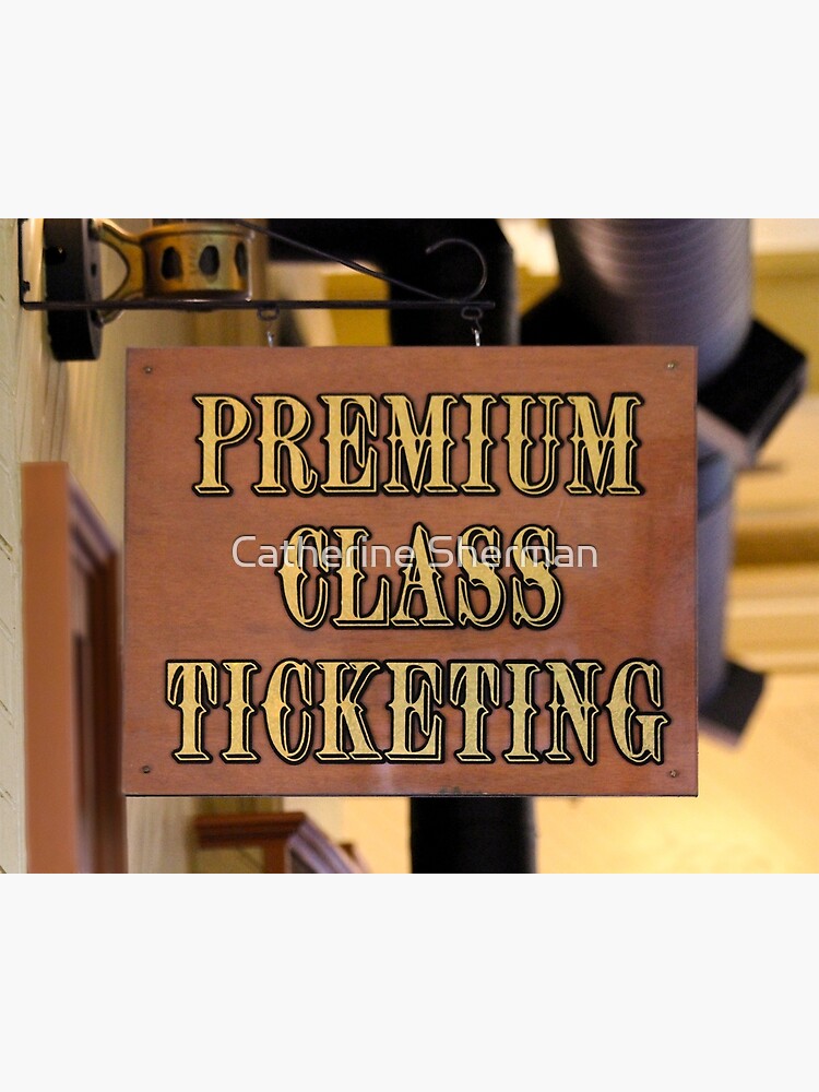 "Durango & Silverton Railroad Ticketing Sign Poster" Art Print by