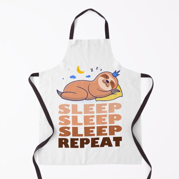 Item preview, Sleep Sleep Sleep Repeat - Funny Sleeping Sloth designed and sold by AS-Shirts.