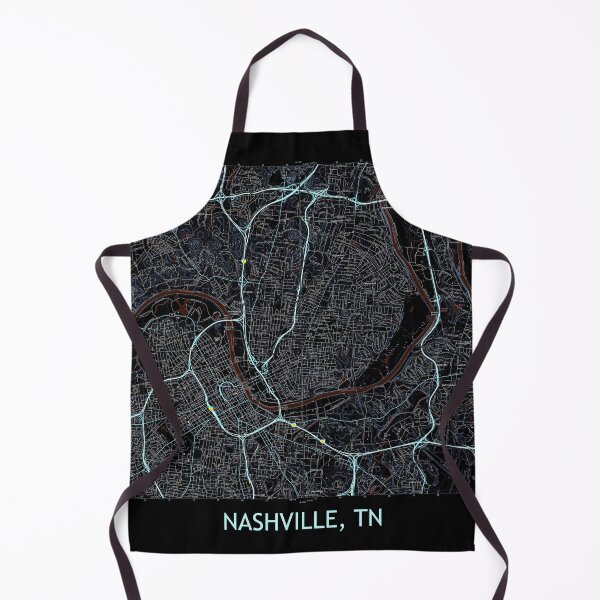 Item preview, Nashville, TN Topographical Map Dark designed and sold by PGHPhotoCo.