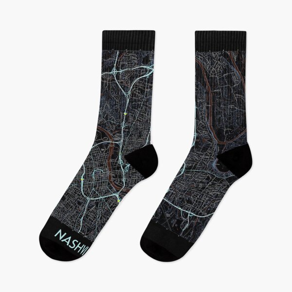 Item preview, Nashville, TN Topographical Map Dark designed and sold by PGHPhotoCo.